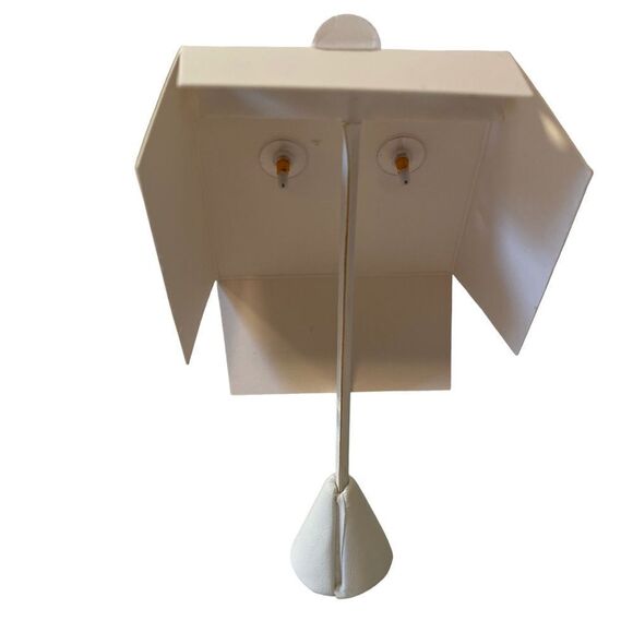 Betsey Johnson Adorable Sparkly Pink & White Cupcake Posts. - Picture 4 of 7